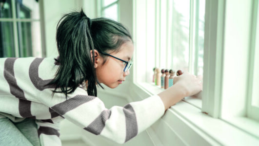 Kurzsichtigkeit Kontrolle bei Kindern